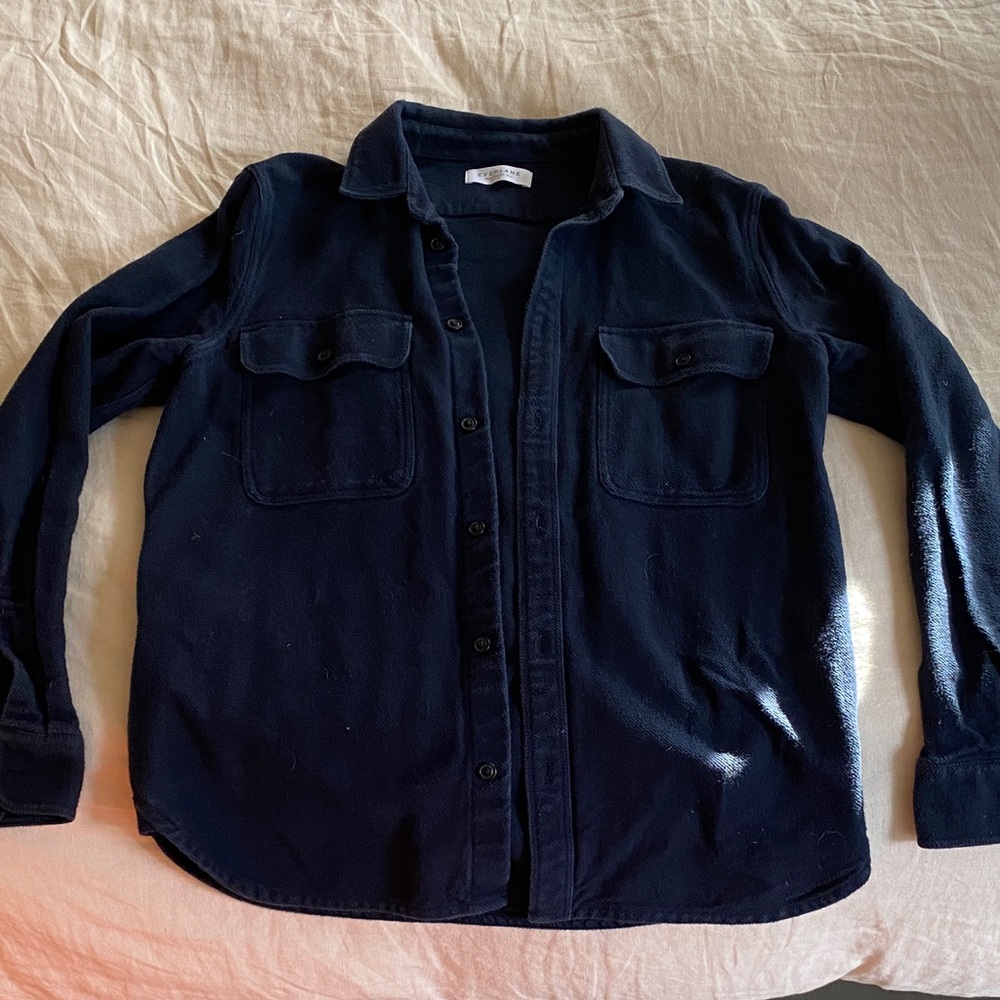 Everlane Navy Blue Overshirt